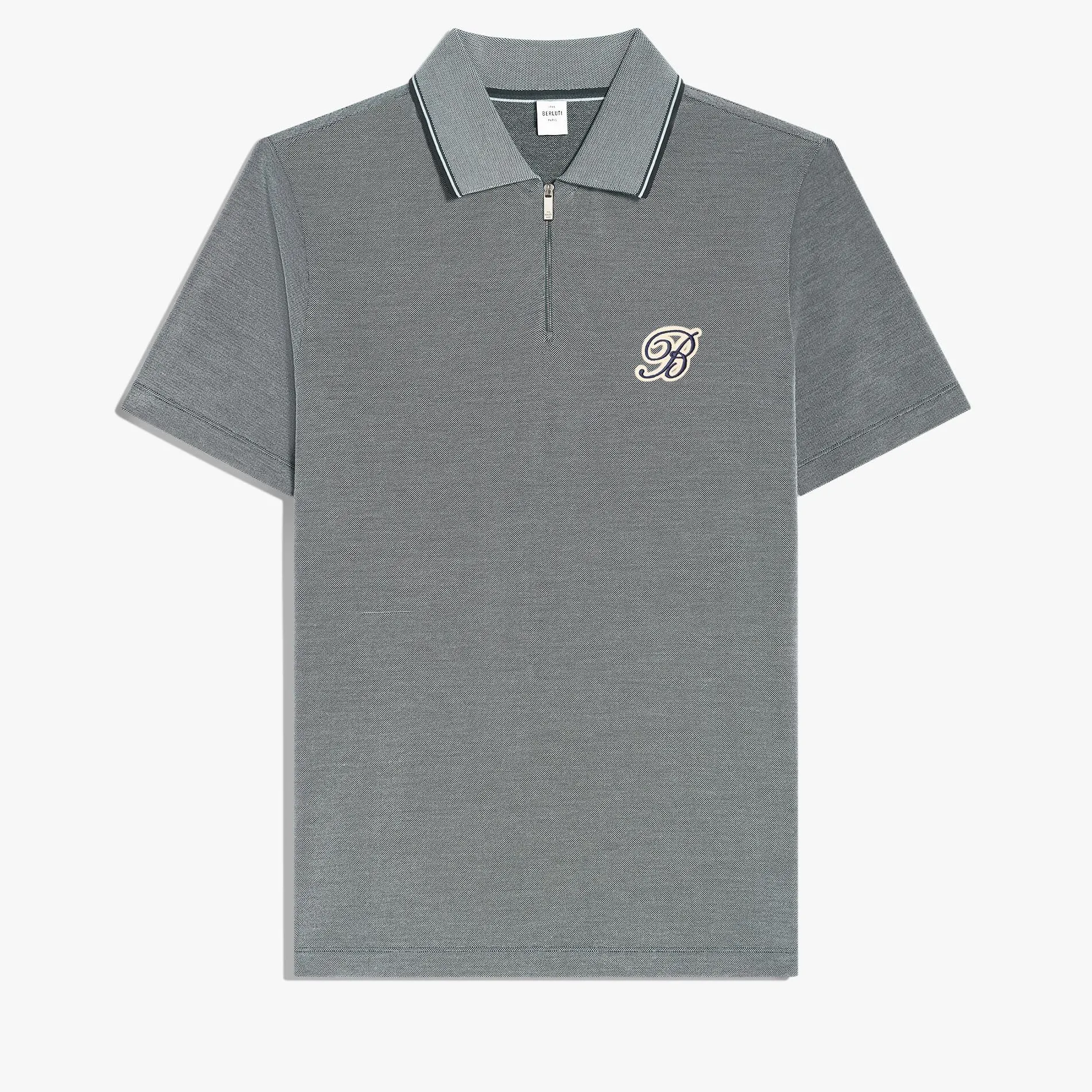 Berluti Active Polo Piqu&eacute; Changeant Zipp&eacute; | Polos & T-shirts