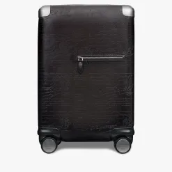 Berluti Bagage Roulant Formula1005 En Cuir Scritto | Sacs De Voyage