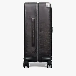 Berluti Bagage Roulant Formula1005 En Cuir Scritto | Sacs De Voyage