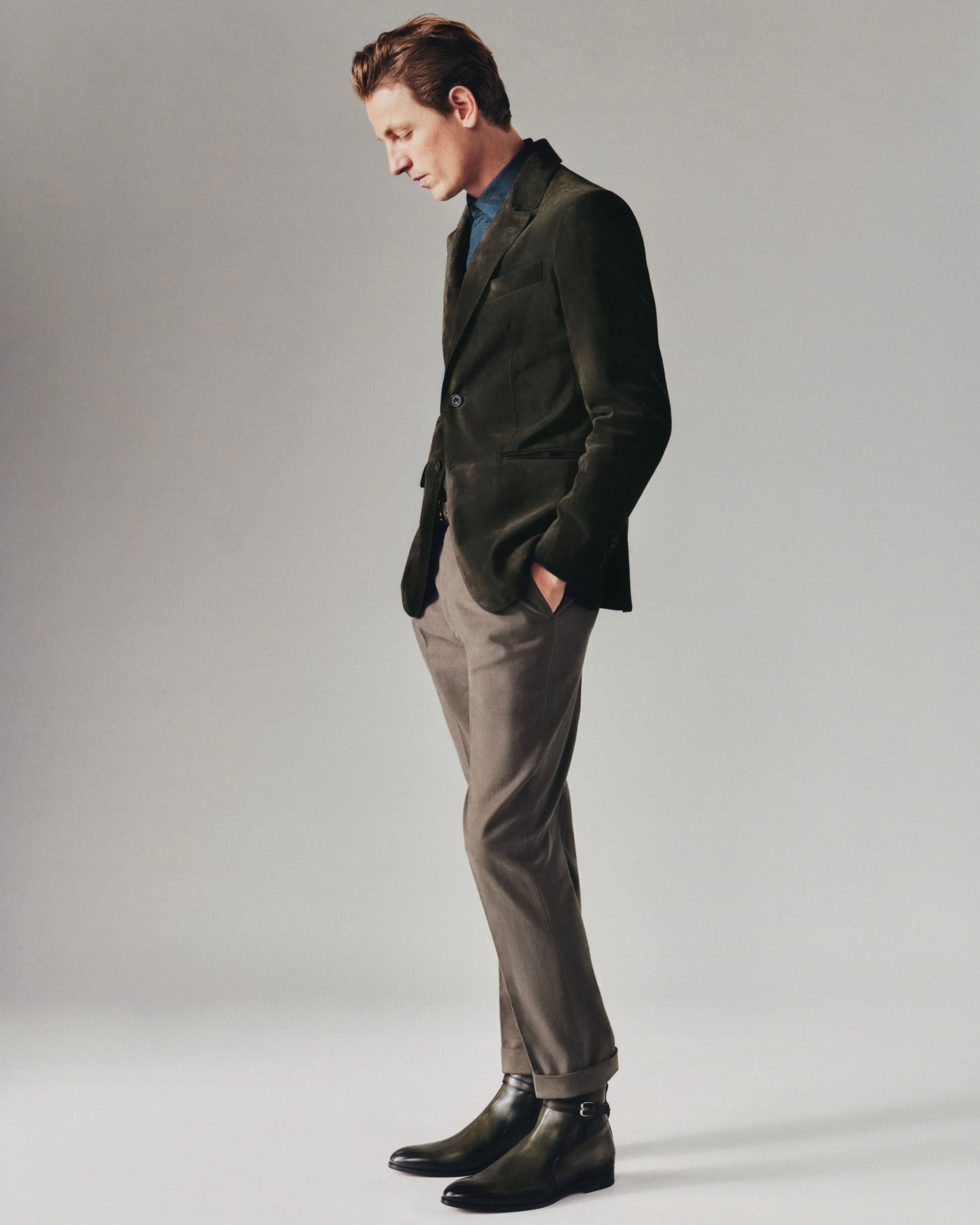 Berluti Blazer en Su&egrave;de | Cuir