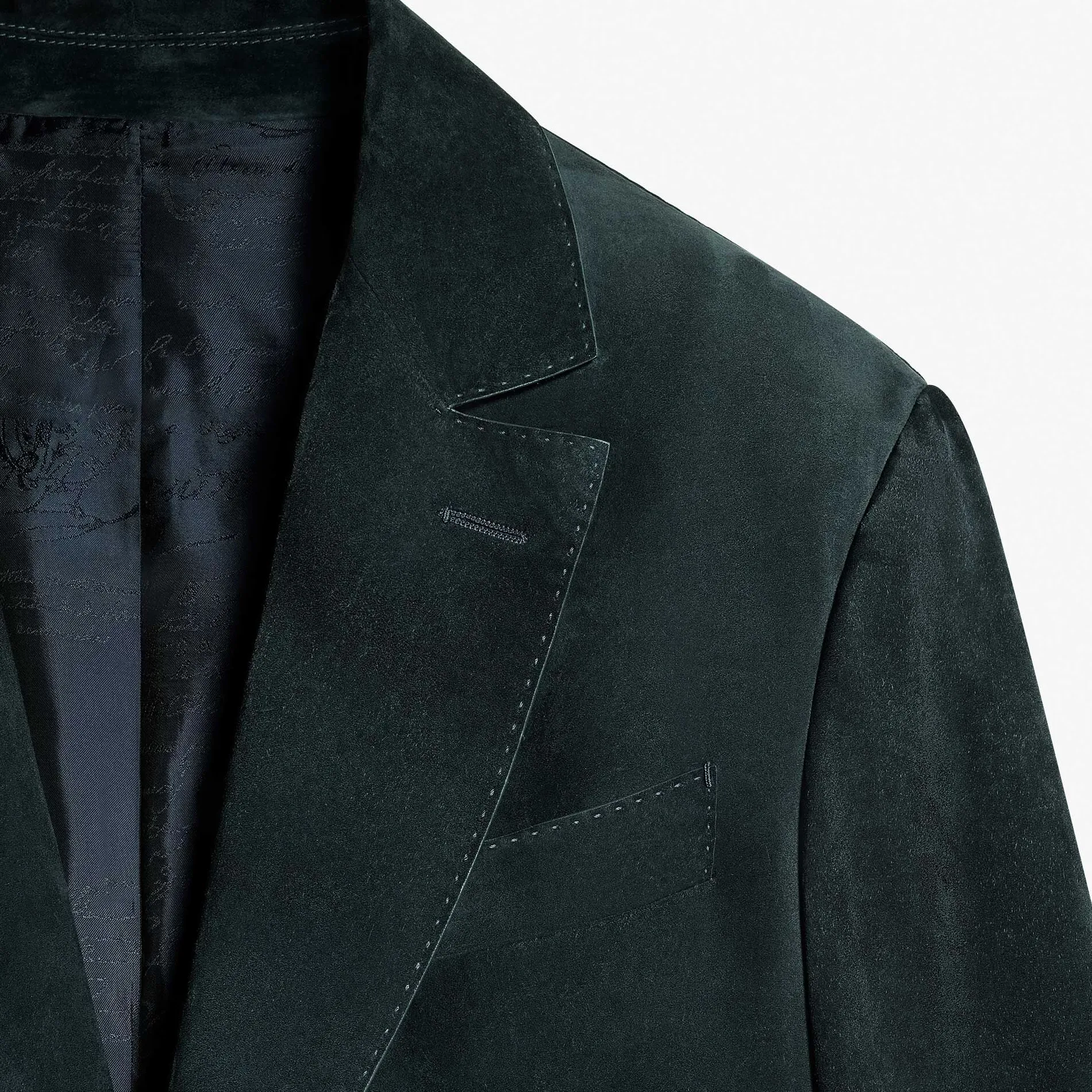 Berluti Blazer En Suède | Cuir