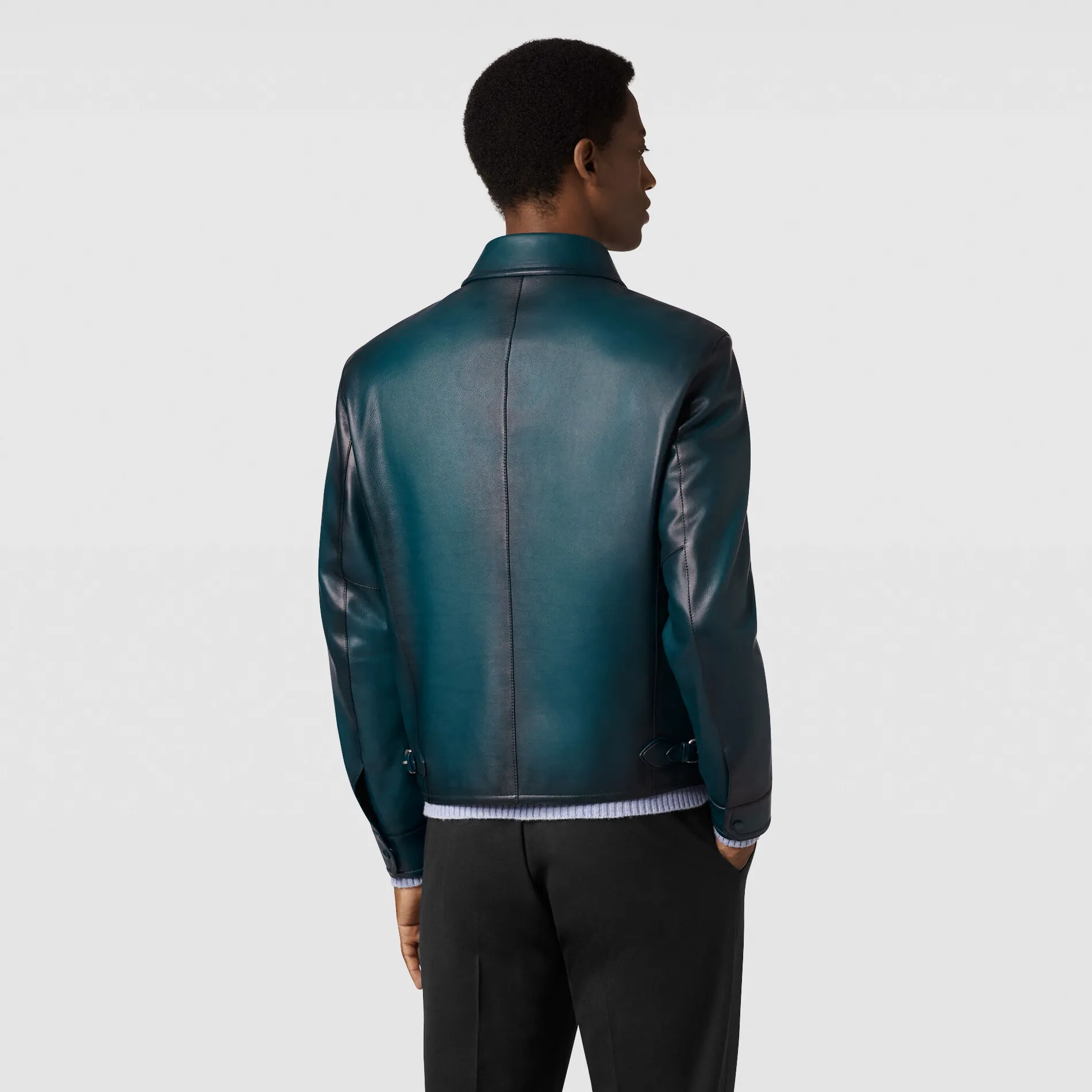 Berluti Blouson 1 Jour en Cuir Patiné | Cuir