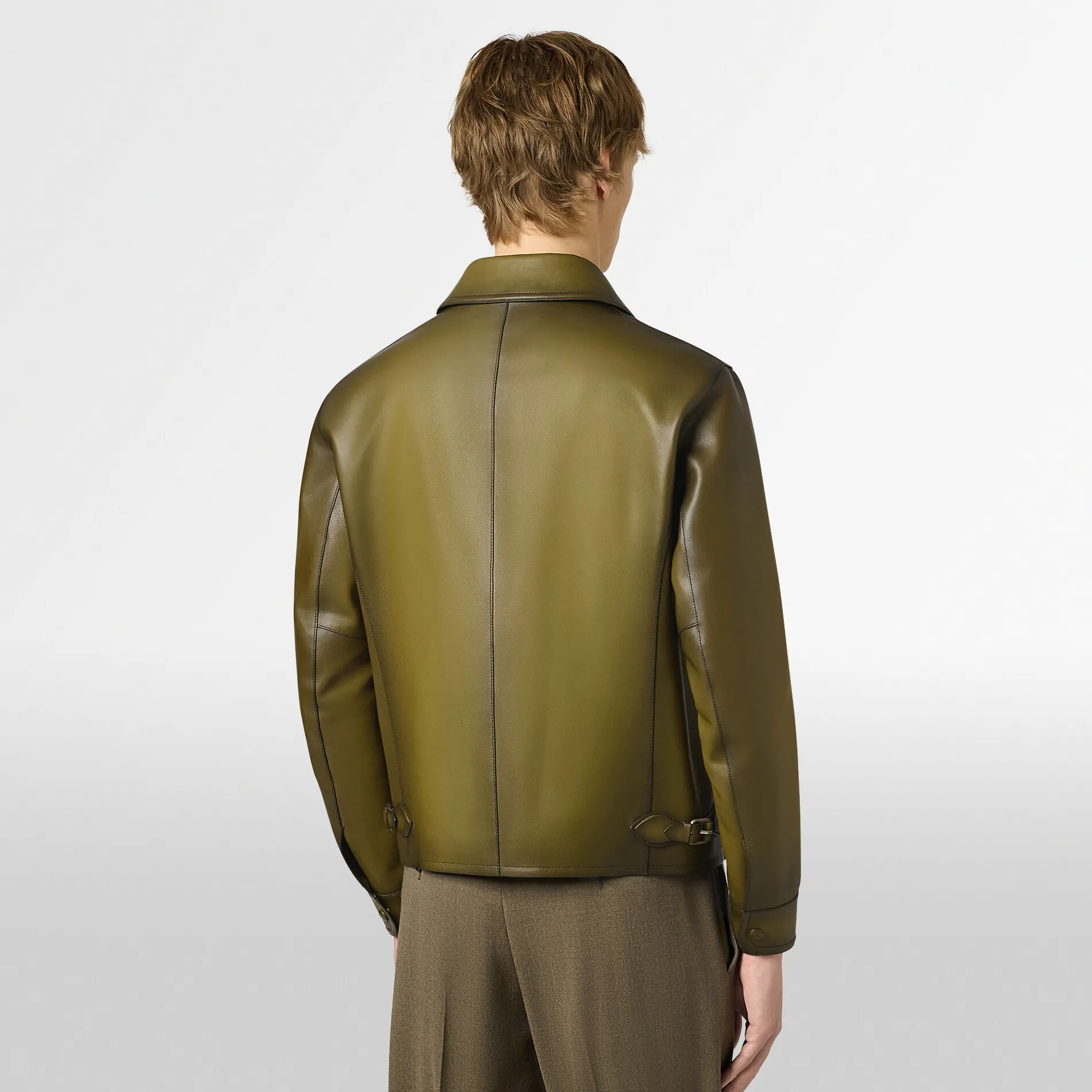 Berluti Blouson 1 Jour en Cuir Patiné | Cuir