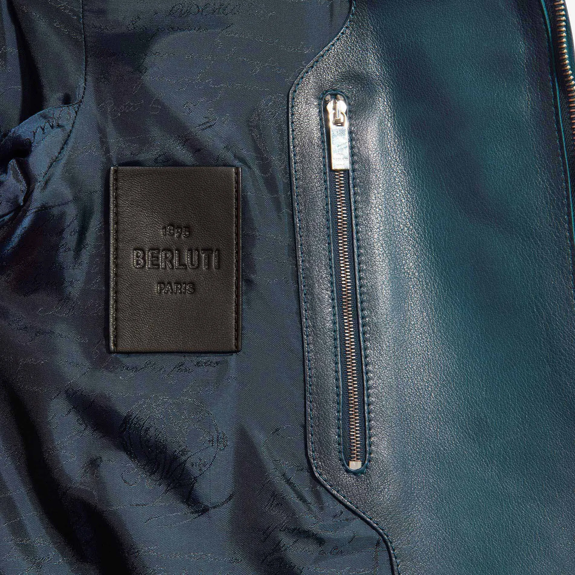 Berluti Blouson 1 Jour en Cuir Patiné | Cuir