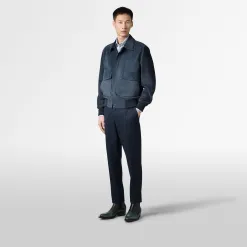 Berluti Blouson d'Aviateur en Suède | Cuir