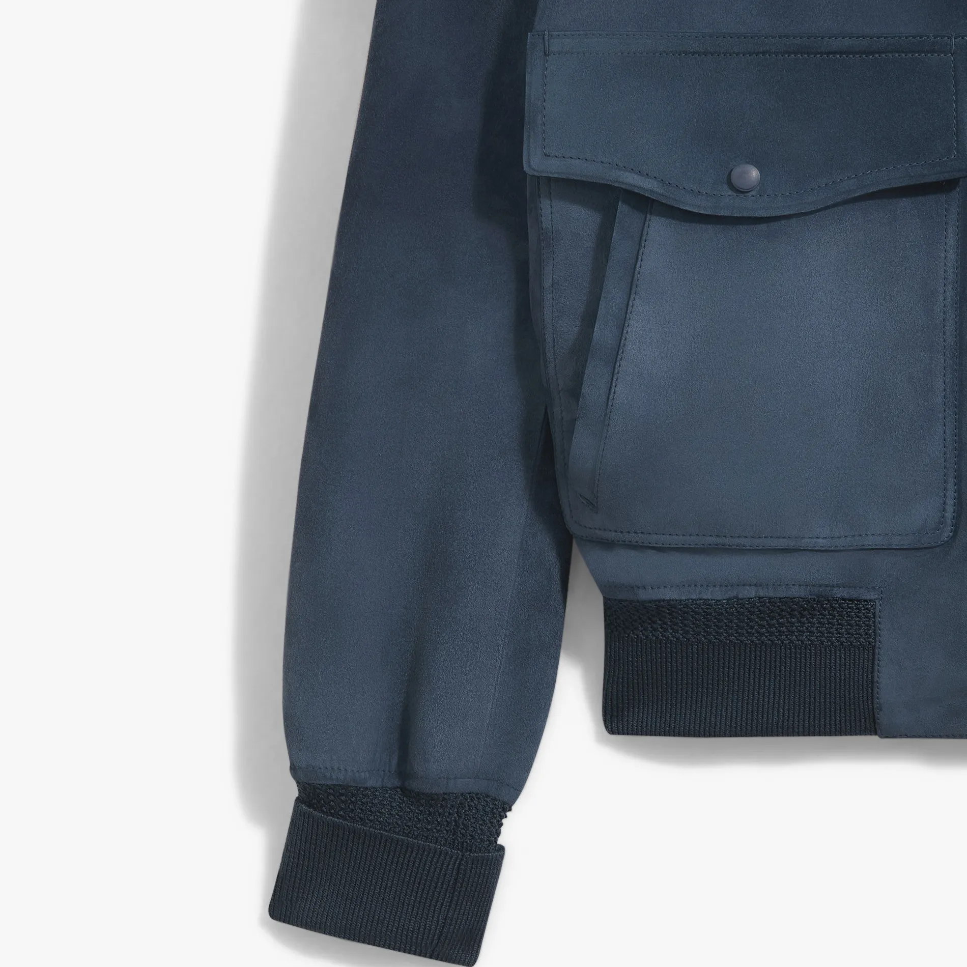 Berluti Blouson d'Aviateur en Suède | Cuir