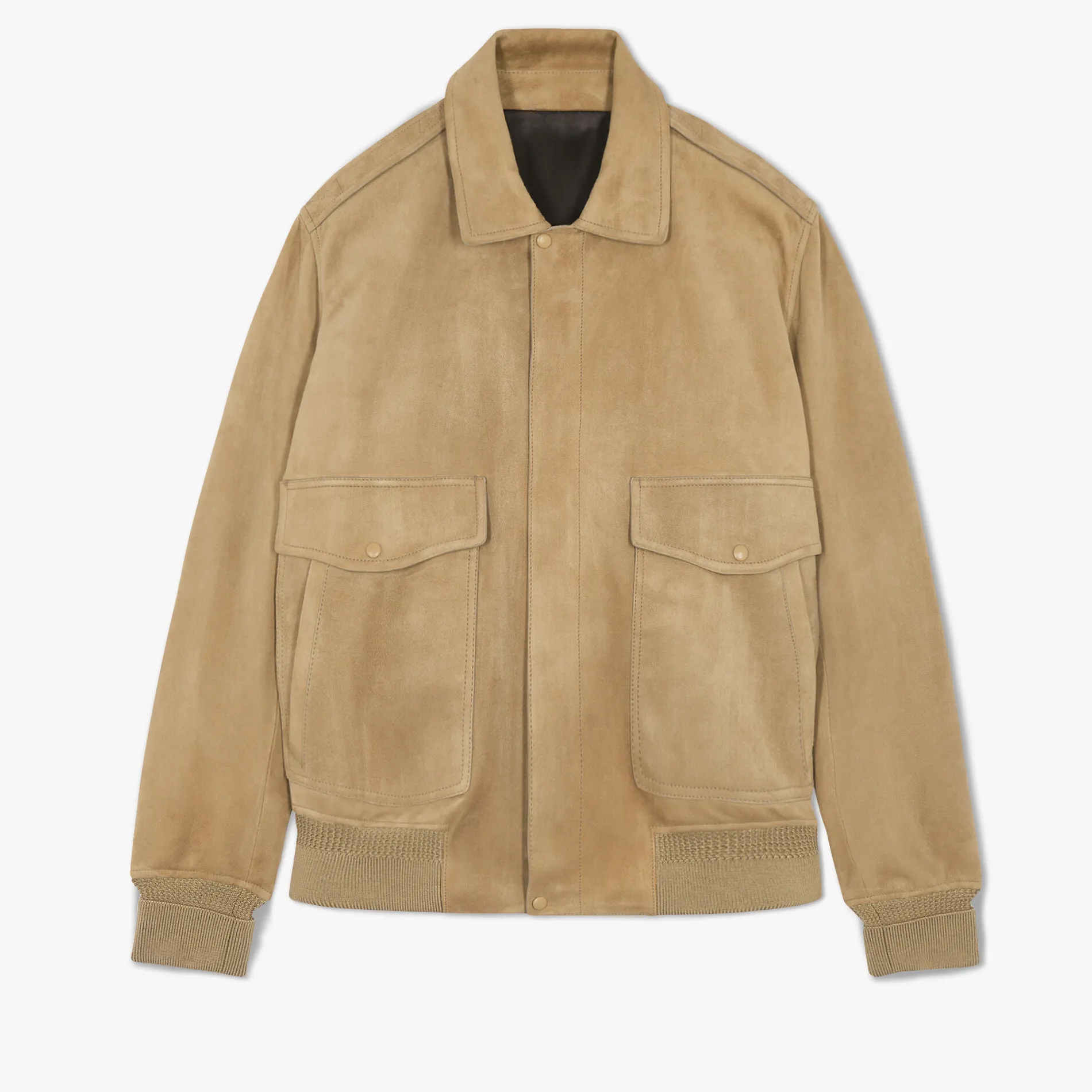 Berluti Blouson d’Aviateur En Veau Velours | Cuir