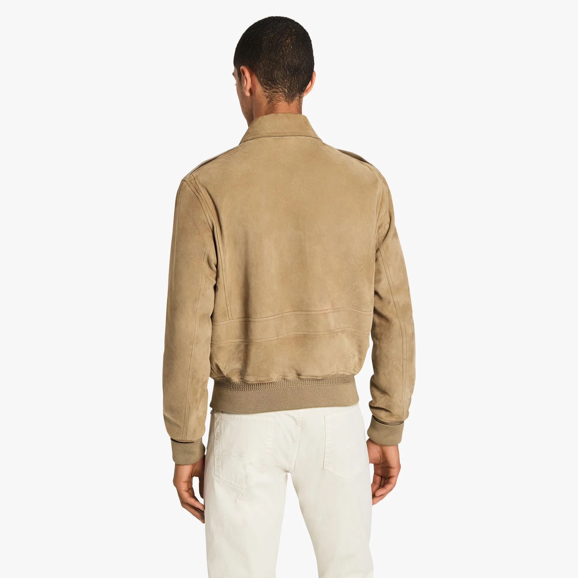 Berluti Blouson d’Aviateur En Veau Velours | Cuir