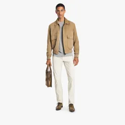 Berluti Blouson d’Aviateur En Veau Velours | Cuir