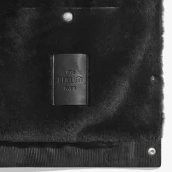 Berluti Blouson Embossé en Cuir avec Intérieur Shearling | Cuir