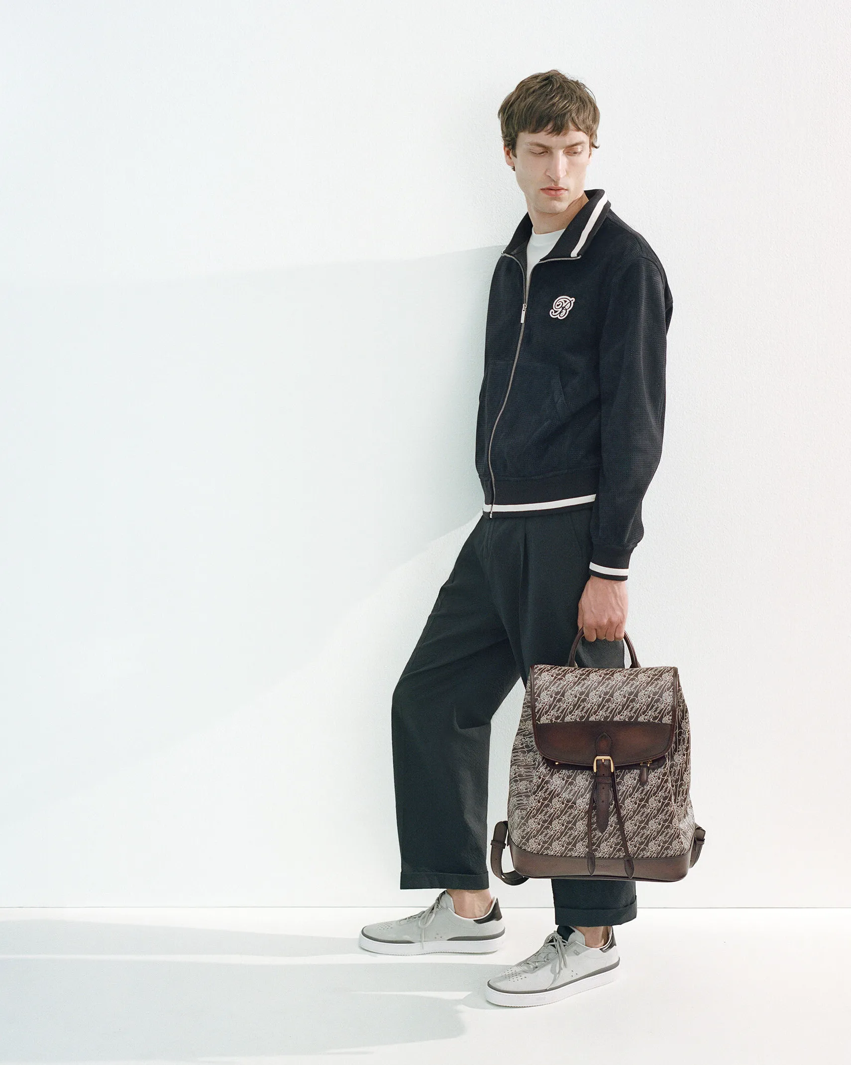 Berluti Blouson En Cuir Perforé | Cuir