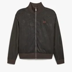 Berluti Blouson Réversible en Laine & Nylon Scritto | Maille & Sweatshirts