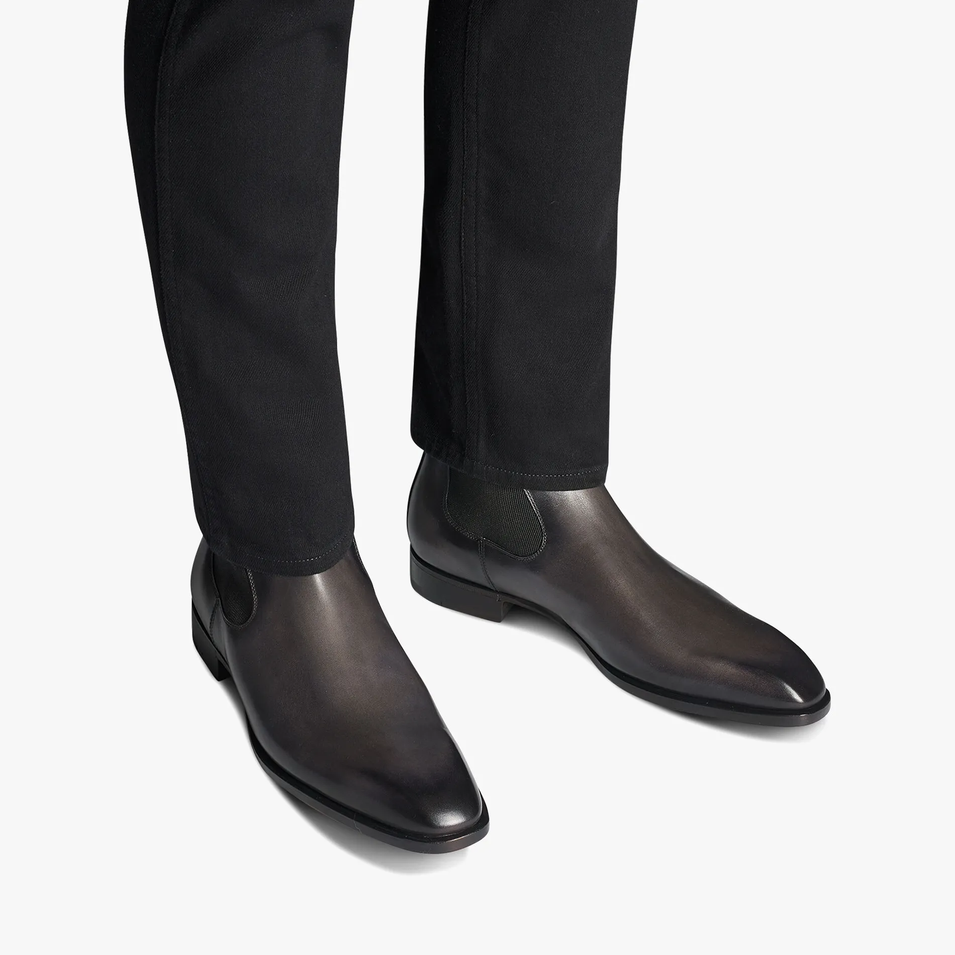 Berluti Bottine Caract&egrave;re Capri En Cuir | Bottines