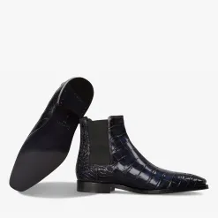 Berluti Bottine Caract&egrave;re &Eacute;clair En Cuir D&rsquo;Alligator | Bottines