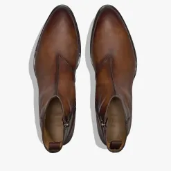Berluti Bottine Equilibre En Cuir | Bottines