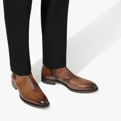 Berluti Bottine Equilibre En Cuir | Bottines