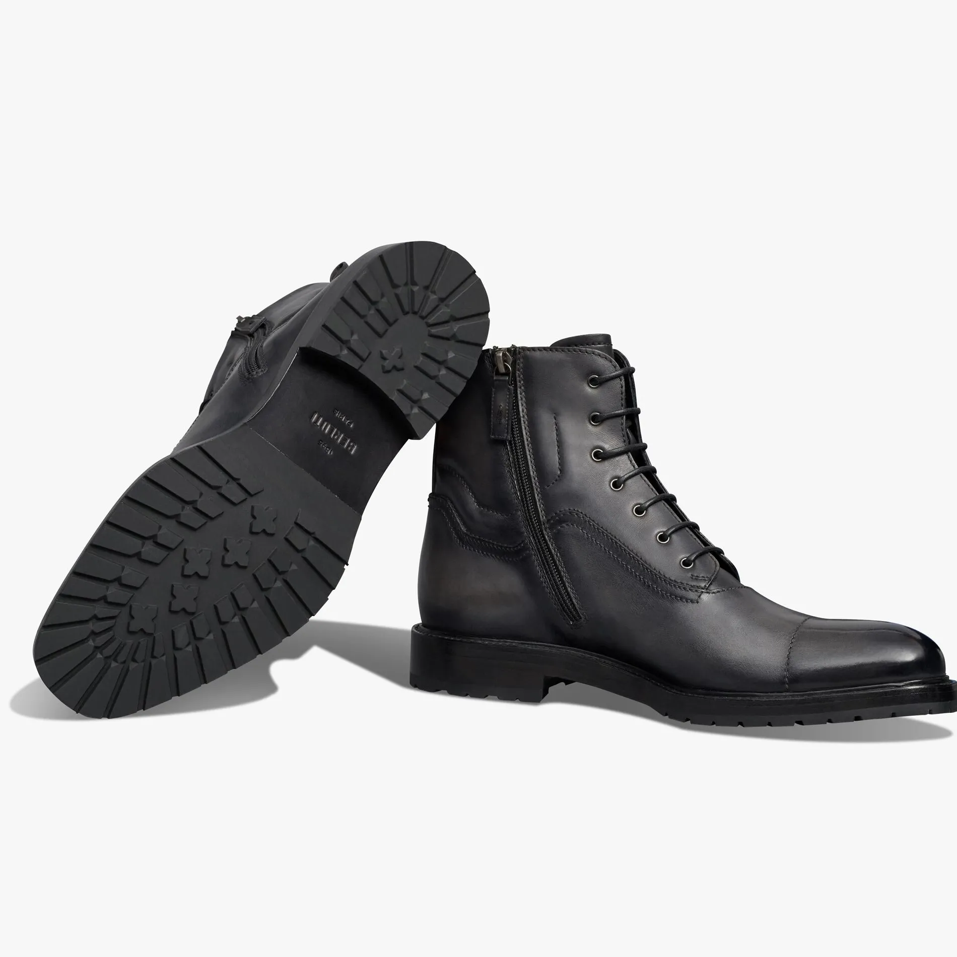 Berluti Bottine Profil En Cuir | Bottines