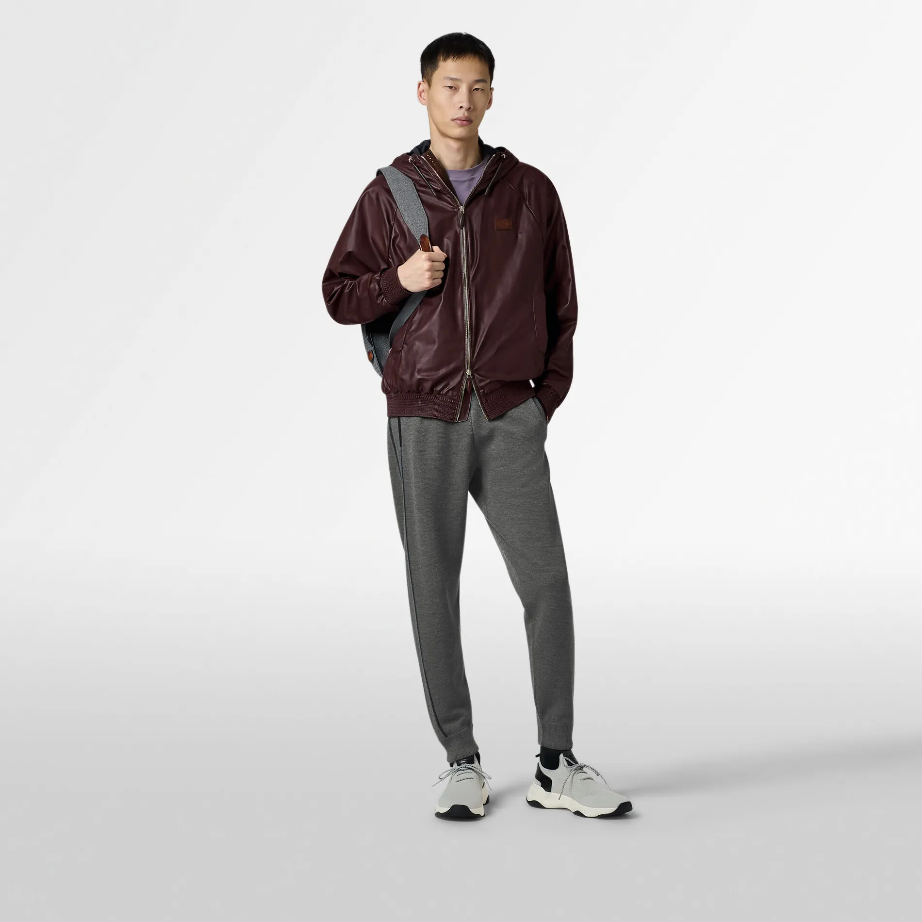 Berluti B-Way en Cuir Léger | Cuir
