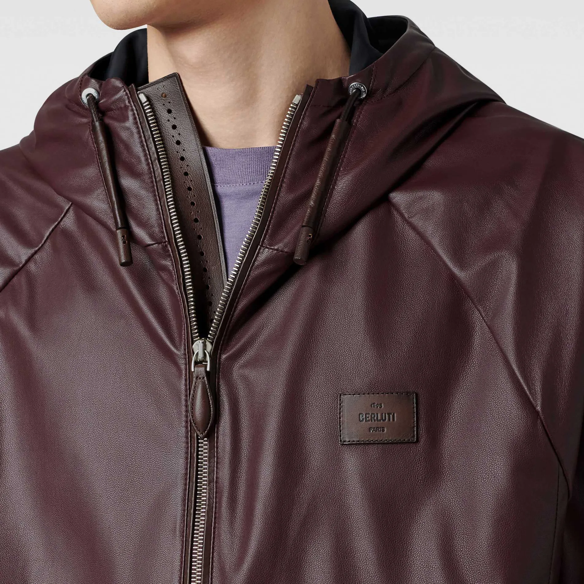 Berluti B-Way en Cuir Léger | Cuir