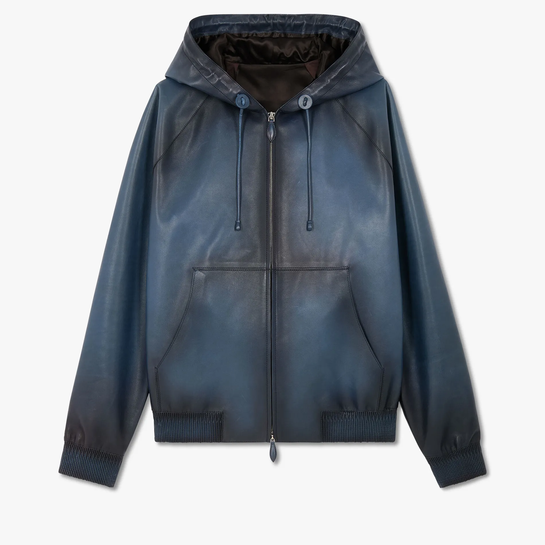 Berluti B-Way En Cuir Patiné | Cuir