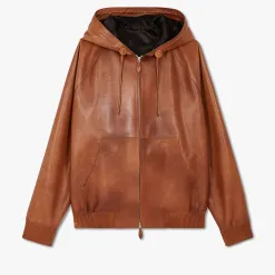 Berluti B-Way En Cuir Patiné | Cuir