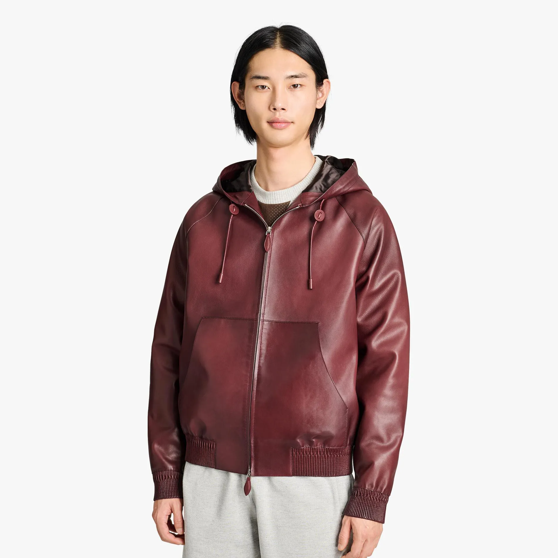 Berluti B-Way En Cuir Patin&eacute; | Cuir