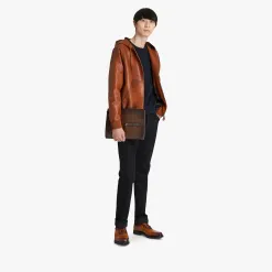 Berluti B-Way En Cuir Patin&eacute; | Cuir
