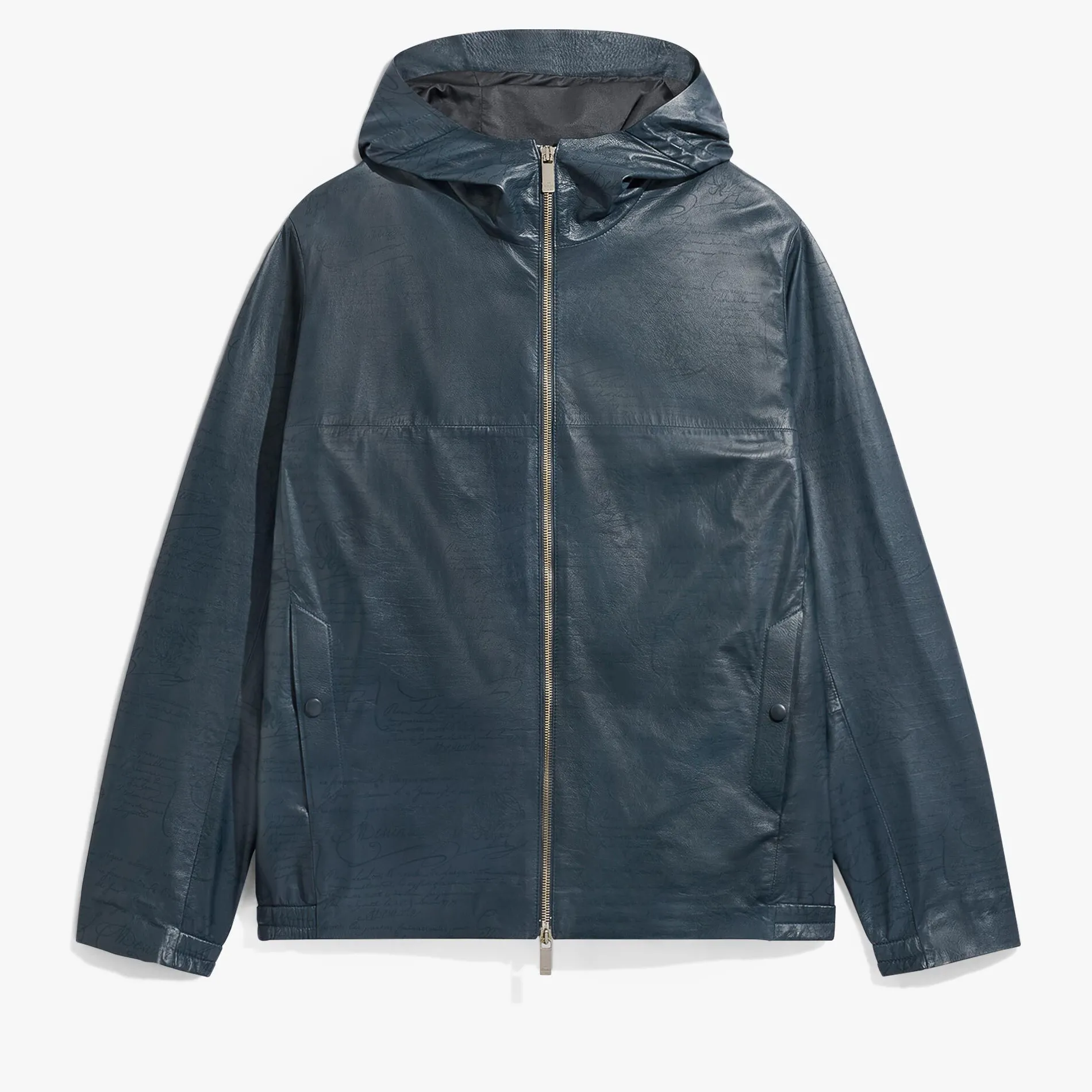 Berluti B-Way En Imprimé Scritto | Cuir