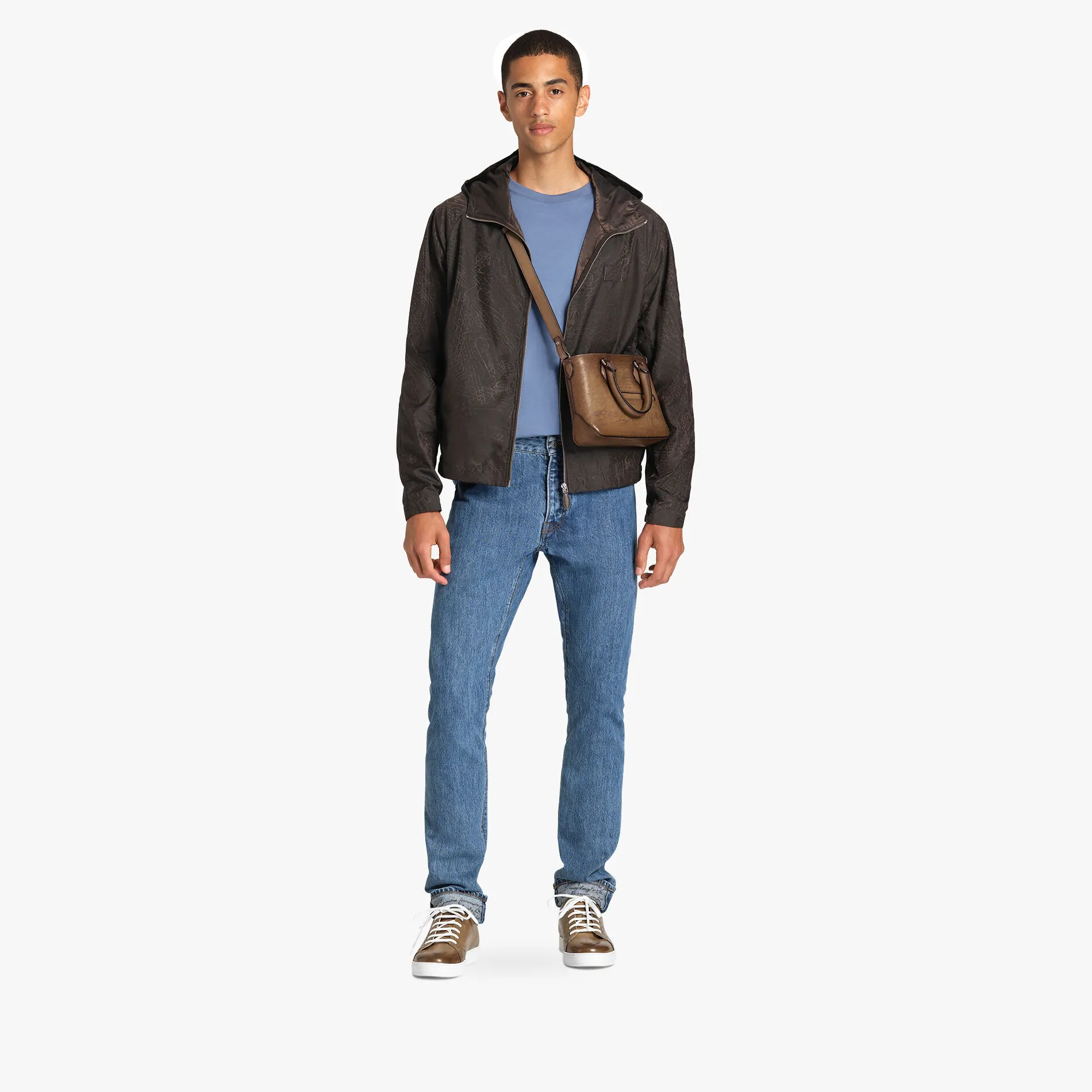 Berluti B-Way En Nylon Scritto | Manteaux & Blousons