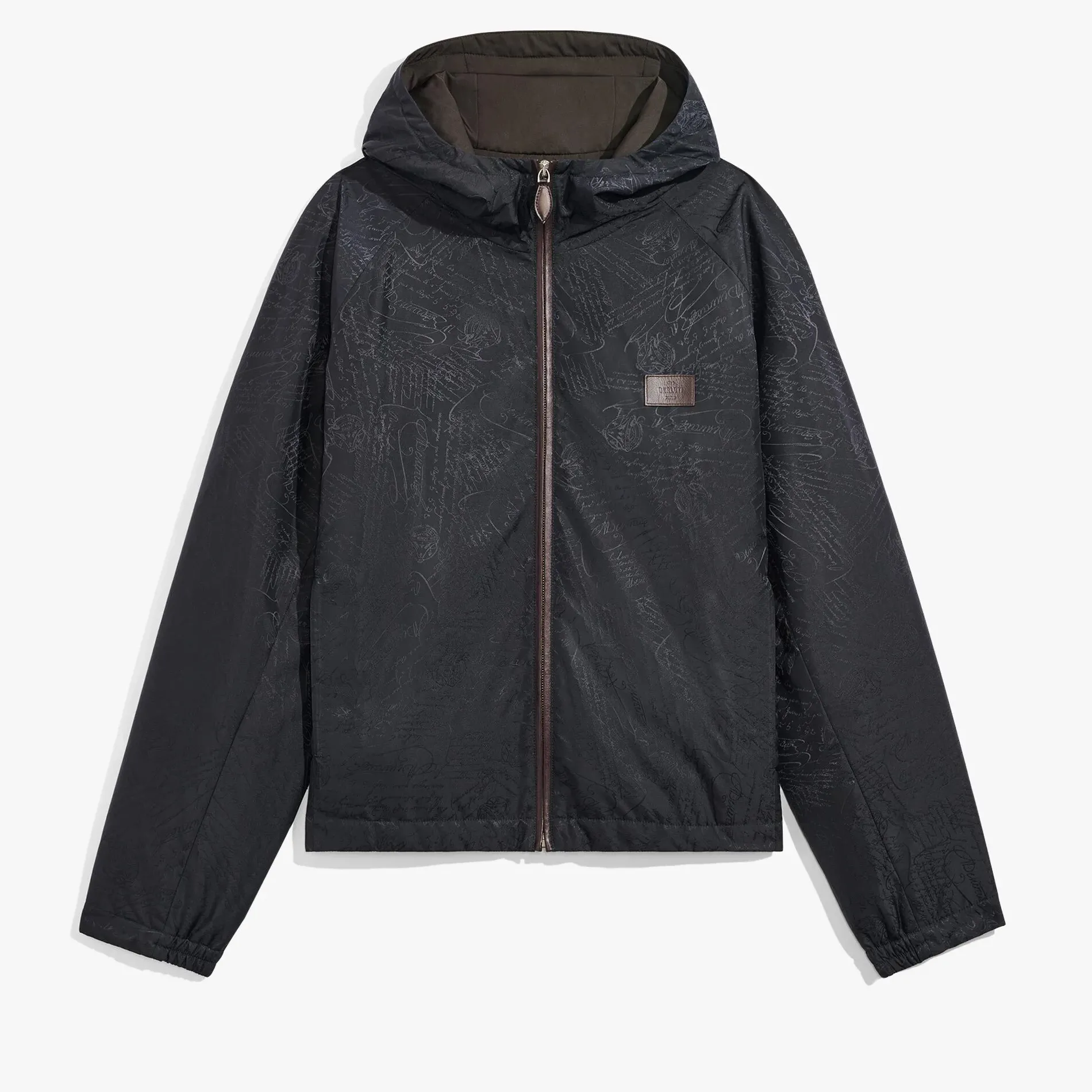 Berluti B-Way En Nylon Scritto Ouatiné | Manteaux & Blousons