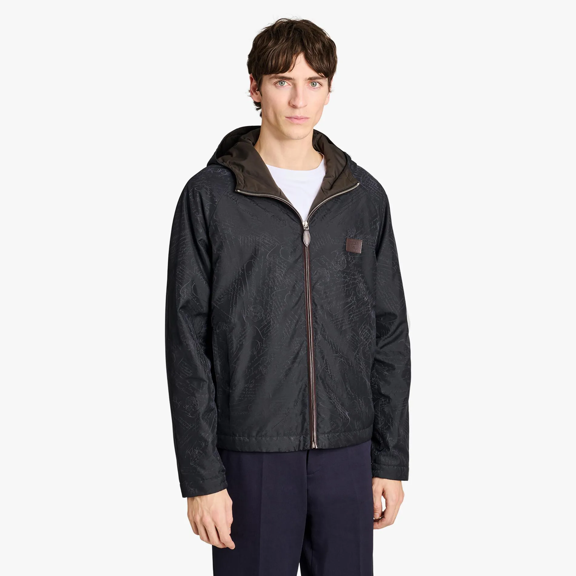 Berluti B-Way En Nylon Scritto Ouatiné | Manteaux & Blousons