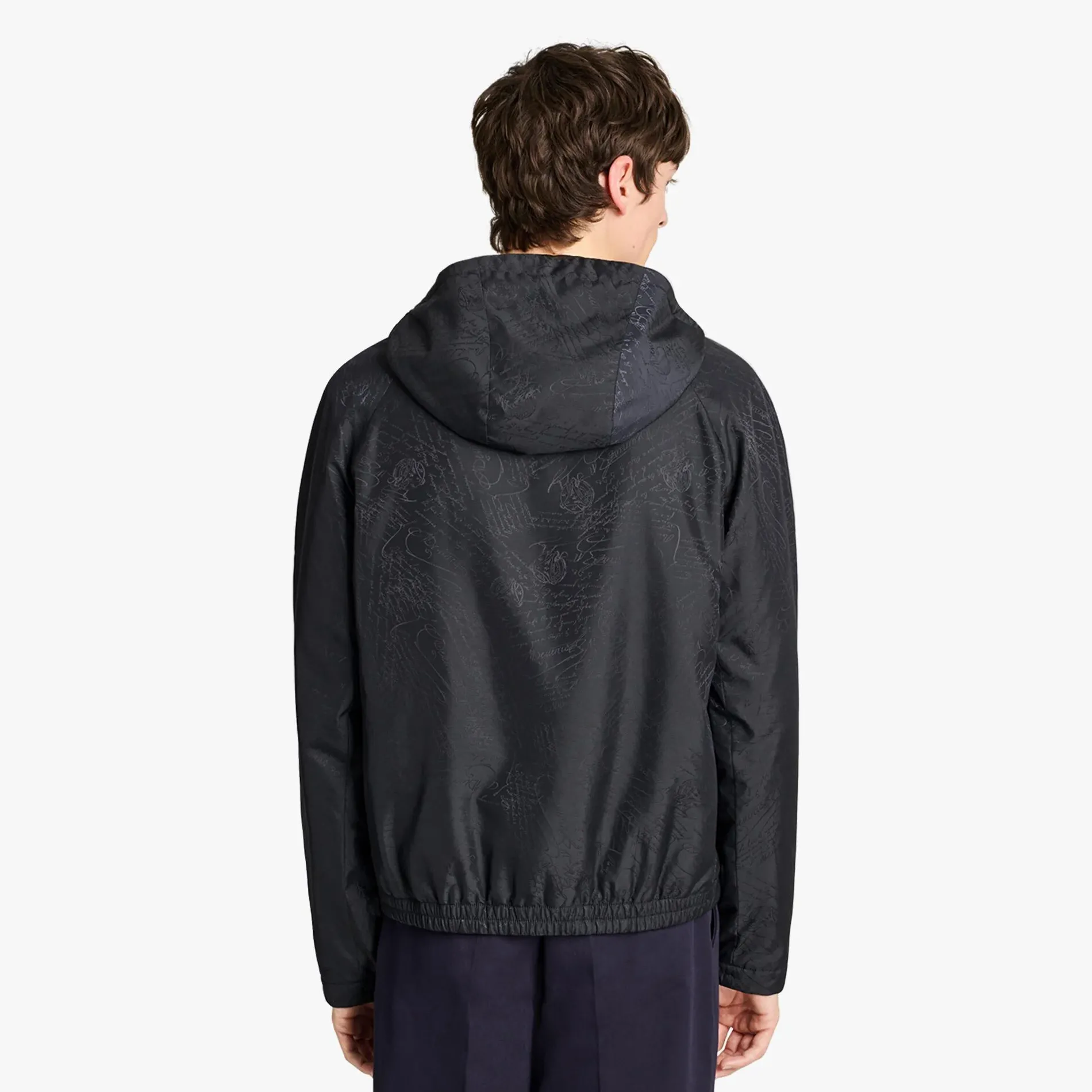Berluti B-Way En Nylon Scritto Ouatiné | Manteaux & Blousons