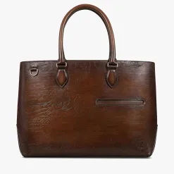 Berluti Cabas Toujours En Cuir Scritto | Cabas