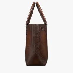 Berluti Cabas Toujours En Cuir Scritto | Cabas