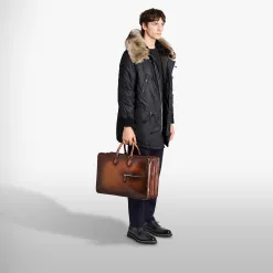 Berluti Cartable 3 Nuits En Cuir | Cartables | Sacs De Voyage