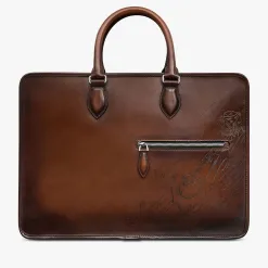 Berluti Cartable Deux Jours En Cuir Scritto | Cartables