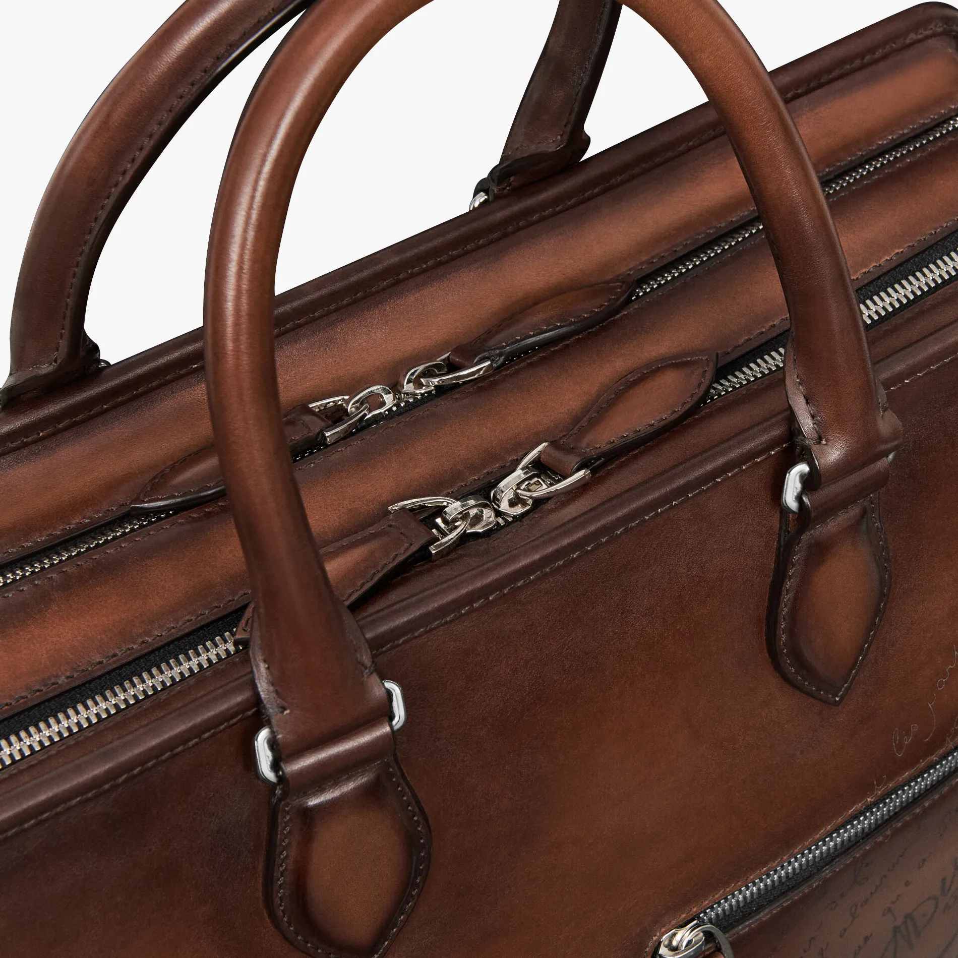 Berluti Cartable Deux Jours En Cuir Scritto | Cartables
