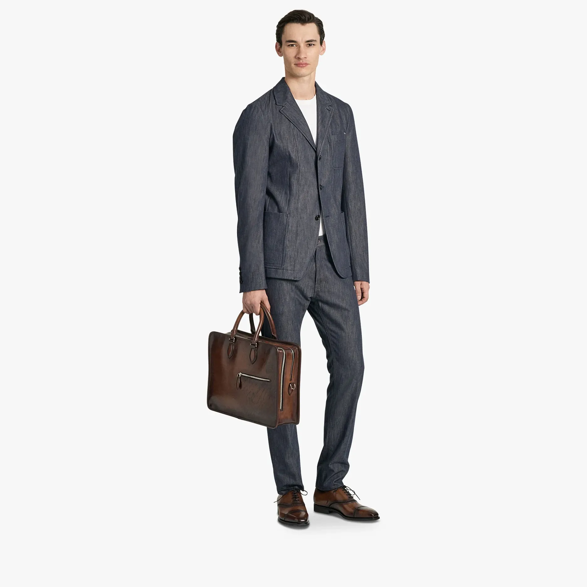 Berluti Cartable Deux Jours En Cuir Scritto | Cartables