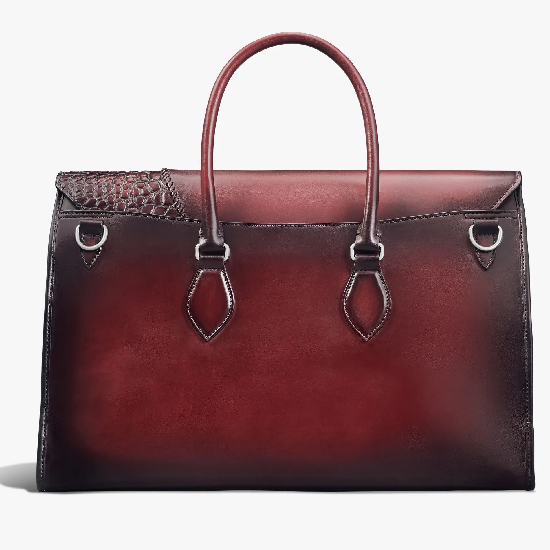 Berluti Cartable E’mio en cuir de veau et d'alligator | Cartables