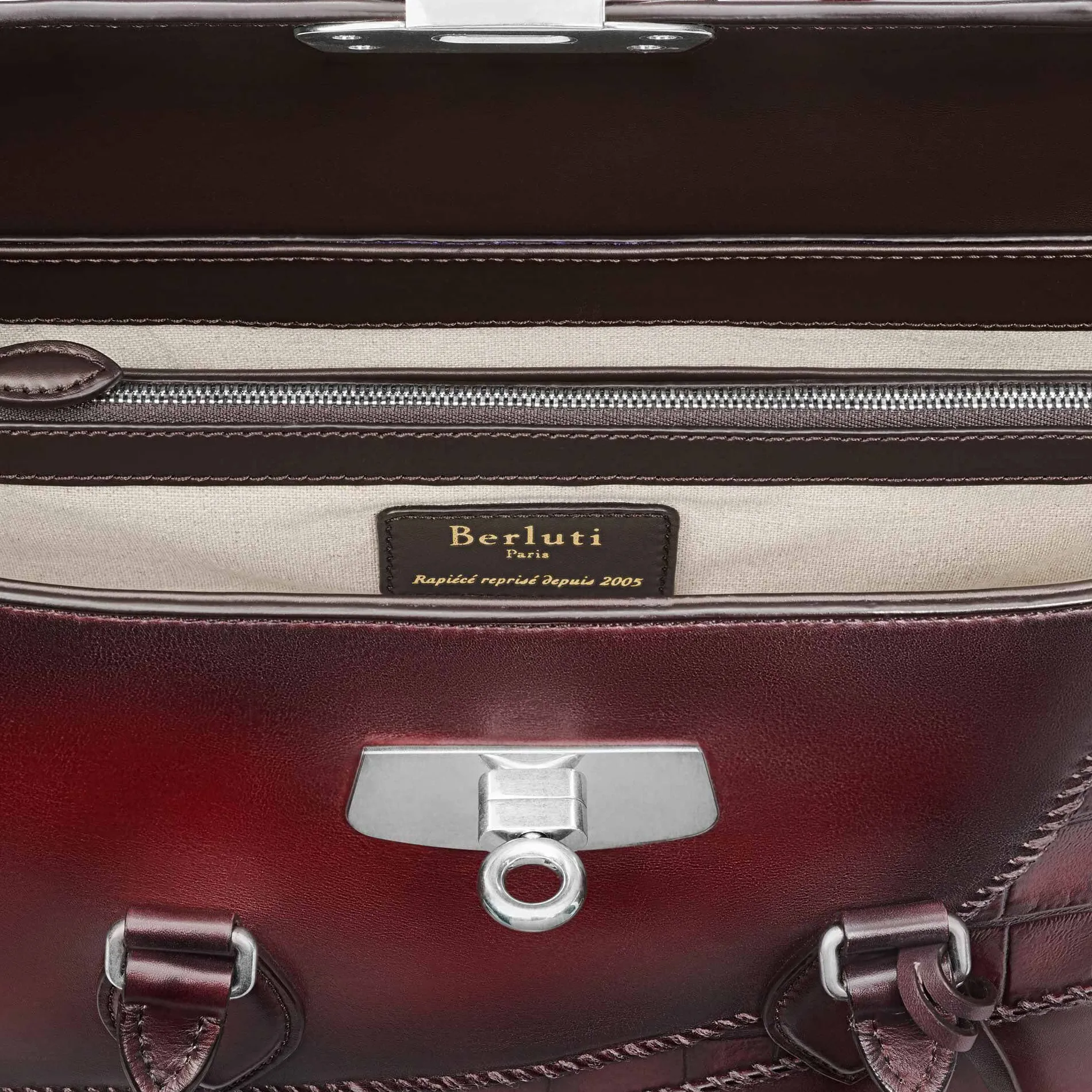 Berluti Cartable E’mio en cuir de veau et d'alligator | Cartables
