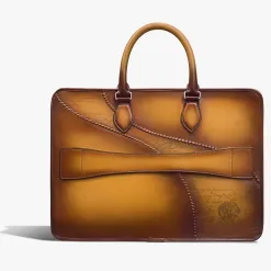 Berluti Cartable Un Jour En Cuir Scritto | Cartables