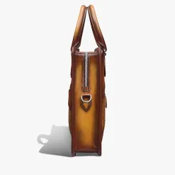 Berluti Cartable Un Jour En Cuir Scritto | Cartables