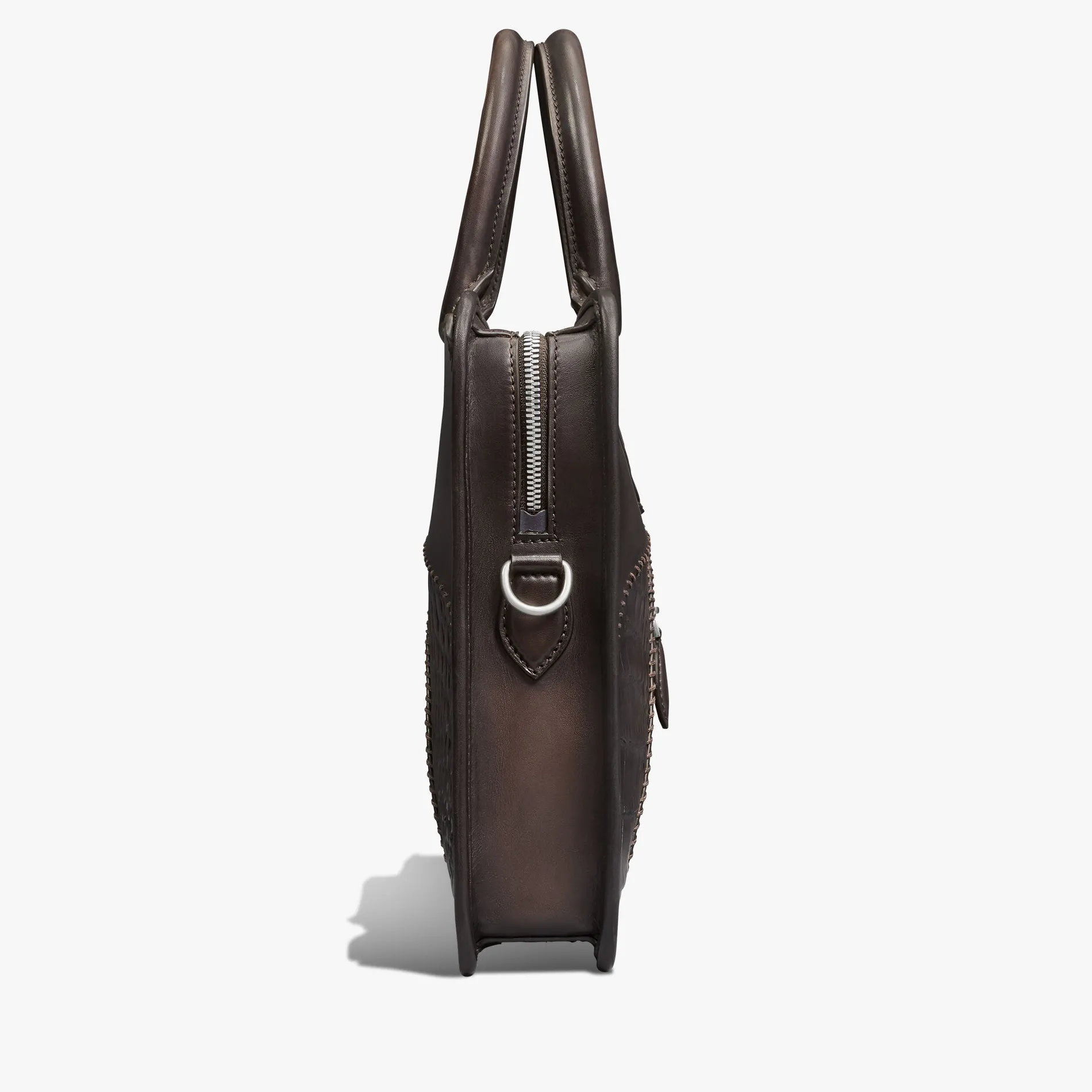 Berluti Cartable Un Jour Mini en cuir de veau et d'alligator | Cartables