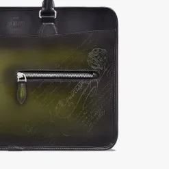 Berluti Cartable Un Jour Mini Gradiant en Cuir Scritto Swipe | Cartables