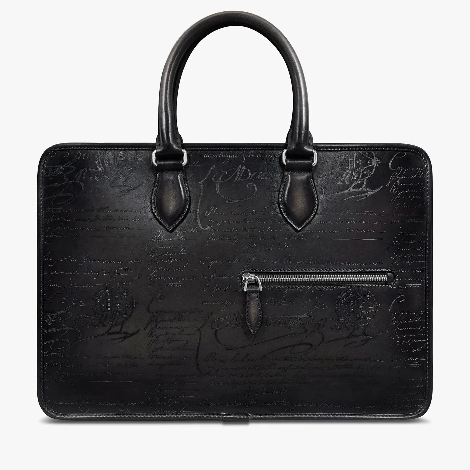 Berluti Cartable Un Jour Petit Mod&egrave;le En Cuir Scritto | Cartables