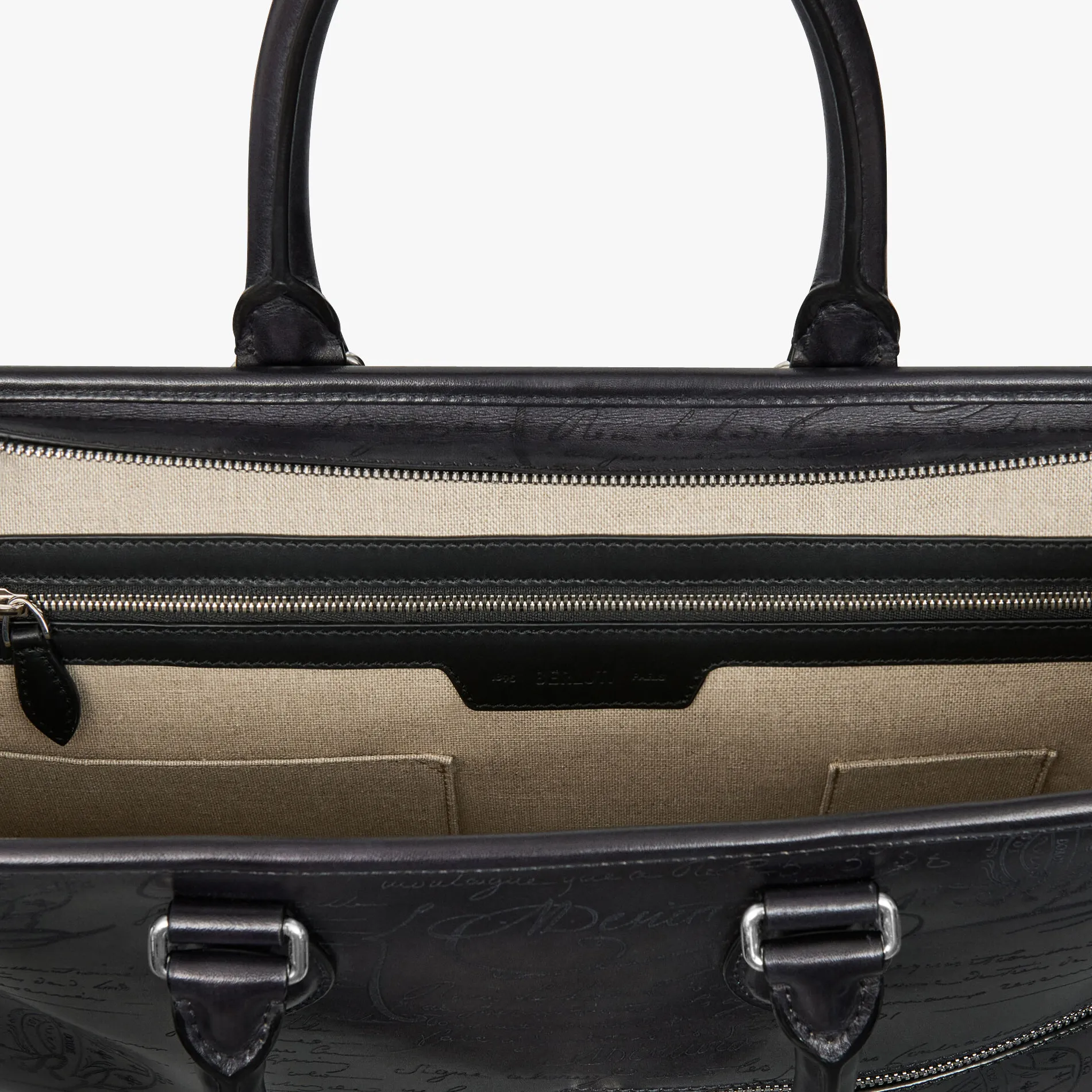Berluti Cartable Un Jour Petit Mod&egrave;le En Cuir Scritto | Cartables