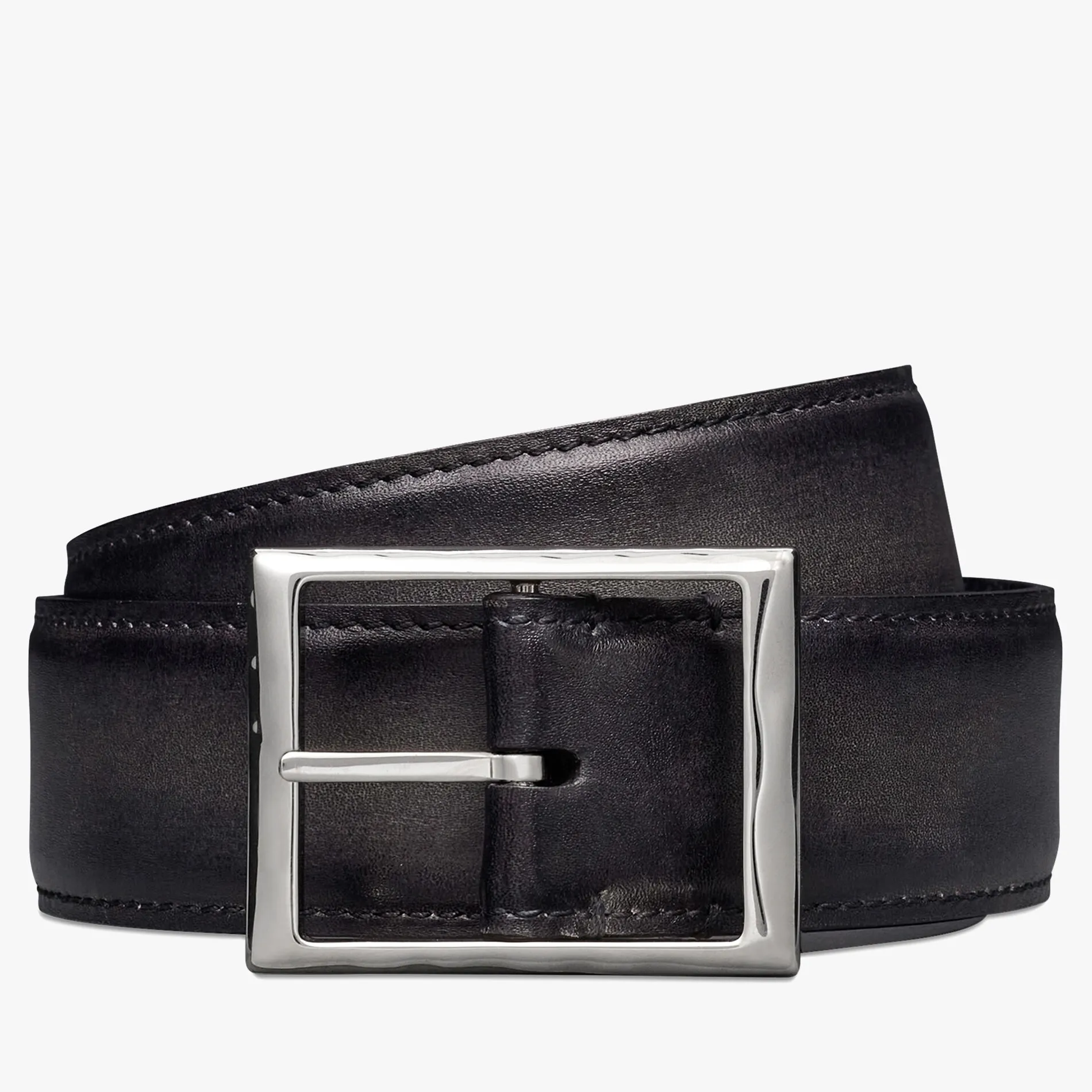 Berluti Ceinture Réversible Classic 35MM En Cuir Scritto | Ceintures