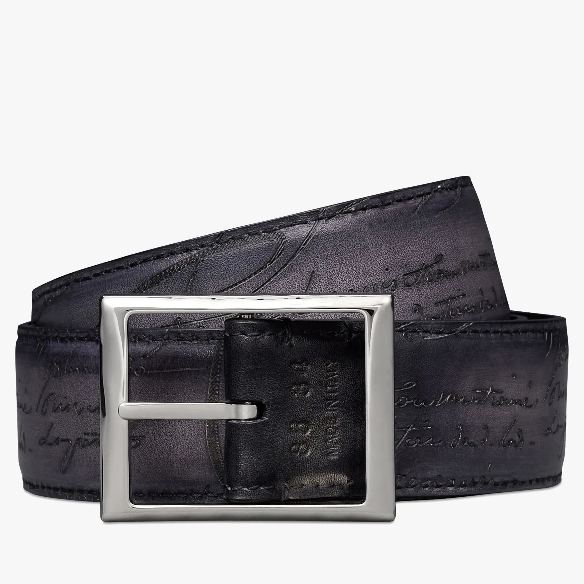 Berluti Ceinture R&eacute;versible Classic 35MM En Cuir Scritto | Ceintures