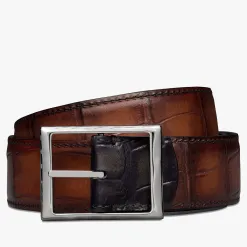 Berluti Ceinture R&eacute;versible Classic 35MM En Cuir d'Alligator | Ceintures