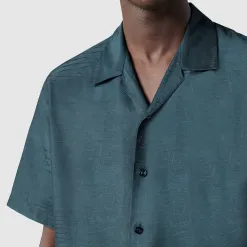 Berluti Chemise &Agrave; Manches Courtes En Coton Et Soie Avec Imprim&eacute; | Chemises